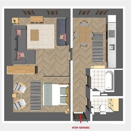 Apartman Pod Valdickou Branou Йичин Экстерьер фото
