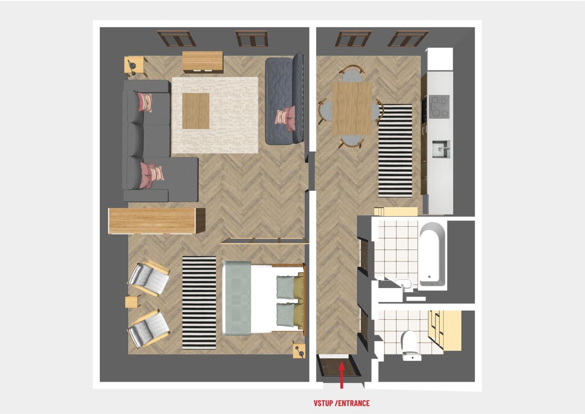 Apartman Pod Valdickou Branou Йичин Экстерьер фото